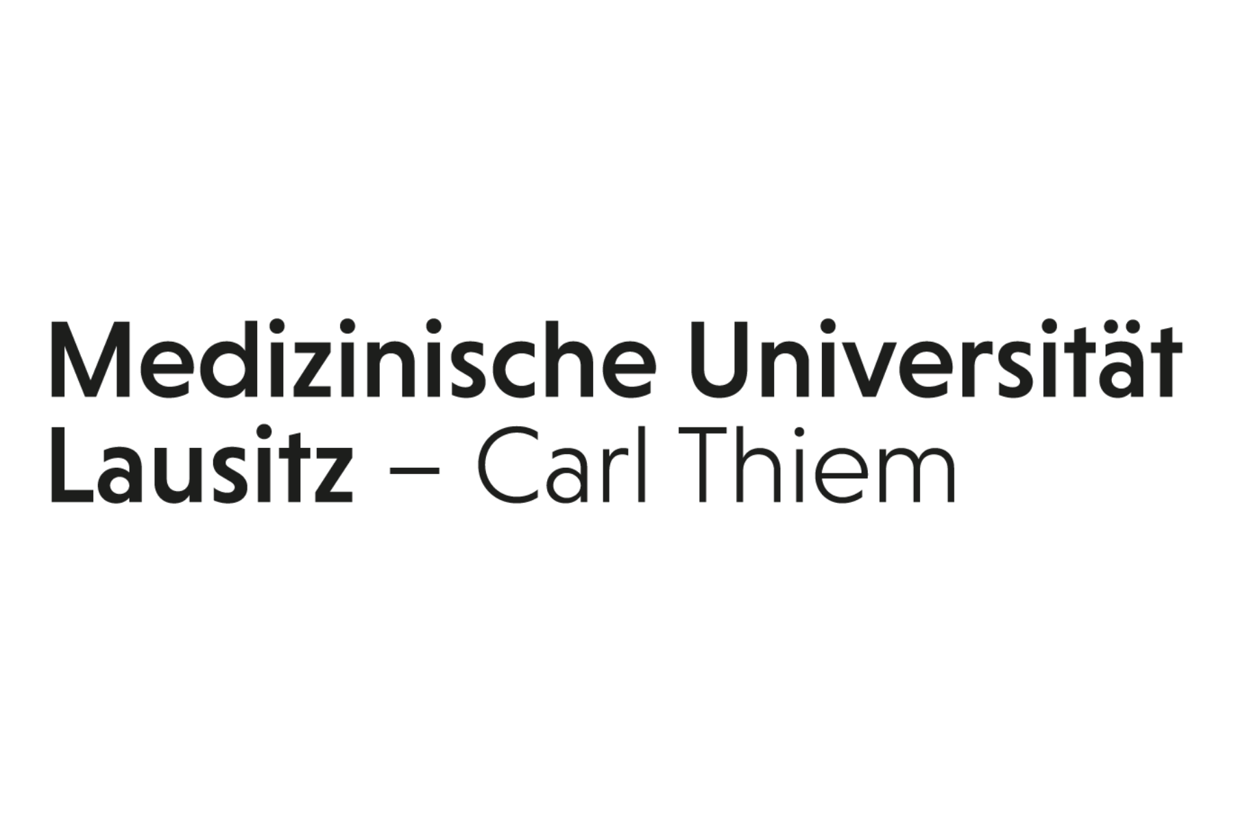 Logo Medizinische Universität Lausitz Carl Thiem Mitglied Stadtmarketingverband Cottbus
