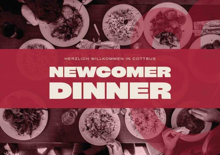 Newcomer Dinner Cottbus Projekt unterstützt Stadtmarketingverband Cottbus