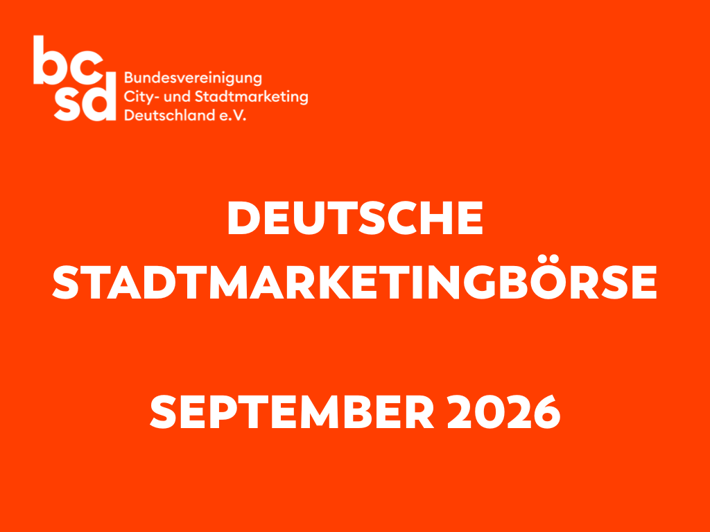 BCSD Deutsche Stadtmarketingbörse 2026 Projekt Stadtmarketingverband Cottbus